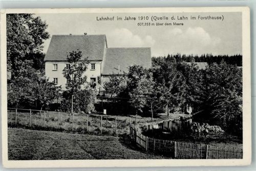 57250 W5902 Netphen FOTO KEINE AK Der Lahnhof 1910