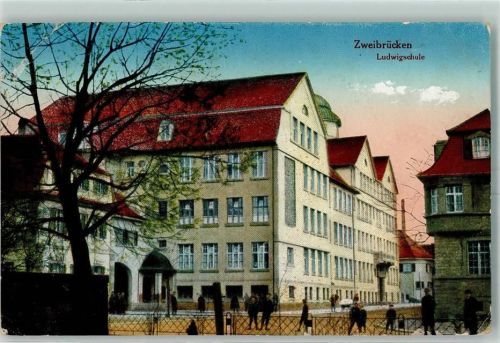 Zweibrücken 1917 Ludwigschule Überwachungsstelle Armeekorps