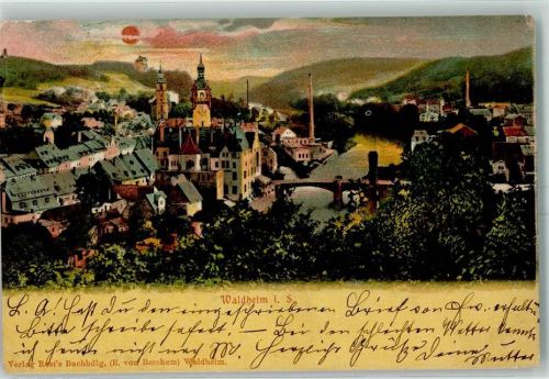 Waldheim 1910 Mondschein