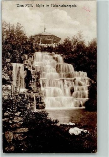 Wien Türkenschanzpark Wasserfall