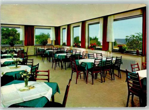 Wald-Michelbach Auf der Tromm Gasthaus Zur schönen Aussicht Speiseraum