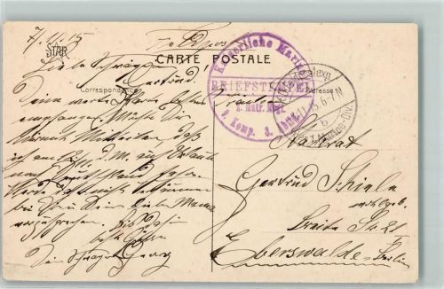 Knocke 1915 Kaiserl. Marine 2. Matr. Regt. 9. Komp. 3. Abtlg. Avenue Lippens
