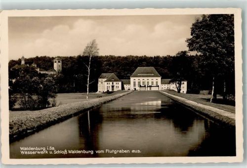 Waldenburg Wasserwerk Schloß Waldenburg Flutgraben