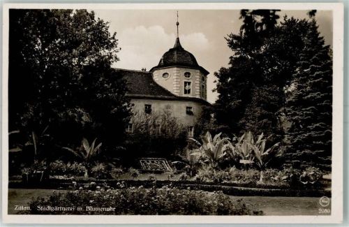 Zittau Stadtgärtnerei m. Blumenuhr