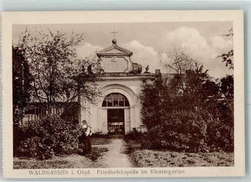 95652 W8595 Waldsassen - Klostergarten Friedhofskapelle