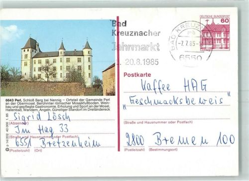 Perl Schloss Berg bei Nennig