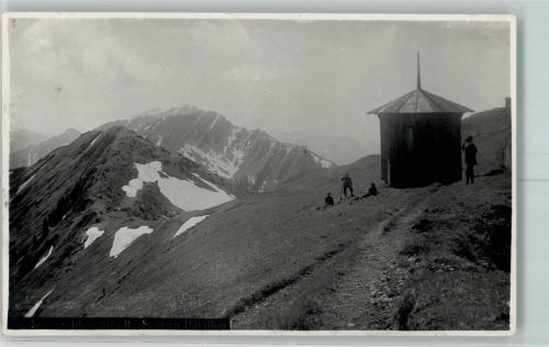 Immenstadt 1922 Wanderer Stuiberg-Pavillion