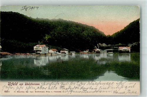 Urfeld 1904 Walchensee