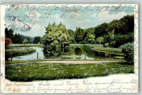 Bad Oeynhausen 1903 Goldfischteich