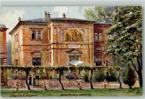 Bayreuth Villa Wahnfried sign. Charles F. Flowers