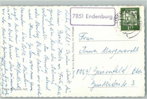 79585 W7853 Endenburg - Landpoststempel
