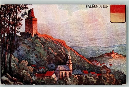 Falkenstein Burg vom Stammschloss d. Nürings