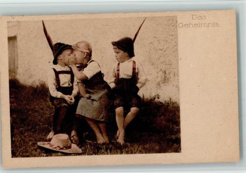 S.V.D. Serie 5041-9 AK Das Geheimnis - Kinderpoesie