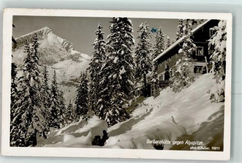 Garmisch-Partenkirchen Barbarahütte Alpspitze Winter