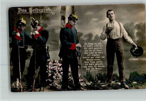 Fotoverlag R & K/L Serie 4901-5 - WK I Das Heidegrab