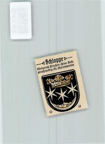 Schloppe Clopa - Vignette Wappen Kaffee Hag 1920-1940 Krone