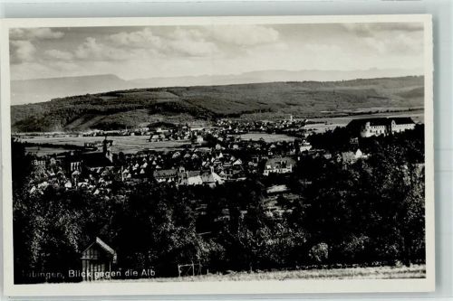 Tübingen Blick gegen die Alb