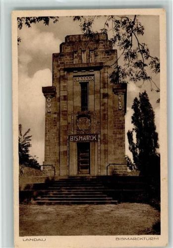 Landau Bismarckturm 1932 AK