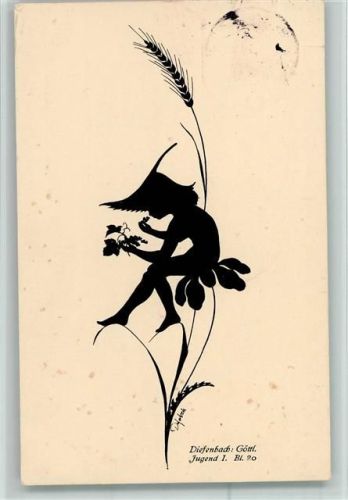 Jugend I Bl. 20 - Stockflecken - Elfe Diefenbach, K. W. 1904