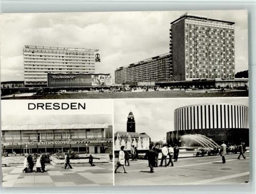 Dresden 1975 Filmtheater in der Prager Strasse AK