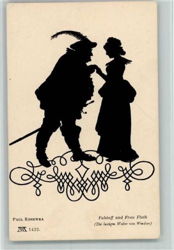 Ackermann Serie 111 - Aus Falstaff und Gesellen AK gute Erhaltung