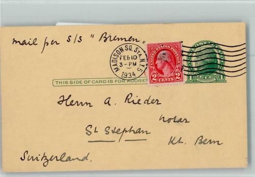 1934 Dampfer S.S. Bremen 1934