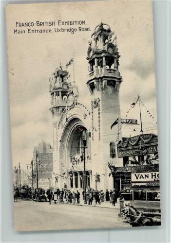 Franco-British Exhibition 1908 - Entrance AK