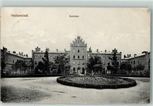 Halberstadt 1911 Seminar Blumenbeet