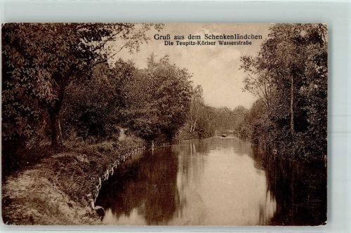 Teupitz Schenkenländchen Teupitz-Köriser Wasserstraße