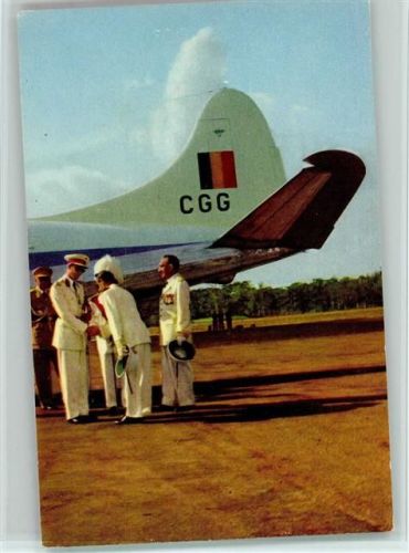 Werbung: Chocolat Cote D`Or - Reis van de Koning in Congo - Zomer 1955, gute Erhaltung AK