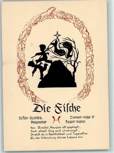 Verlag Gunkel Serie 800-3 - Sternzeichen - Fisch