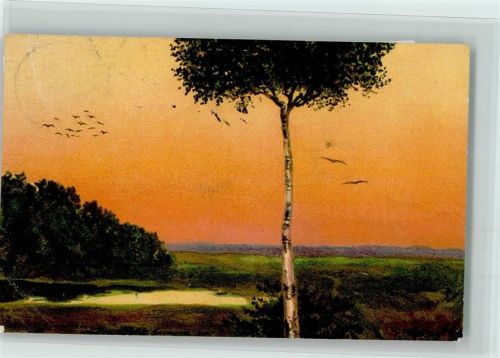 1905 Enkage Verlag Nr. 1079 - Landschaft, Sonnenuntergang