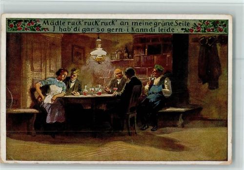 Volksliederkarten Nr. 67 AK Gute Erhaltung - VDA Verlag Eckknick