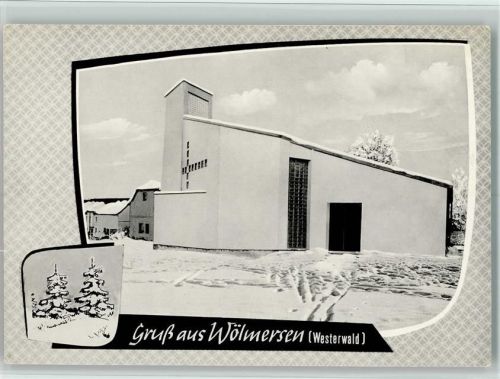 Wölmersen Kirche Winteraufnahme