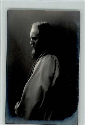 W8103 Oberammergau Offiz. Karte Nr. 1 Jesus (Anton Lang) 1910 AK Passionsspiel 1910