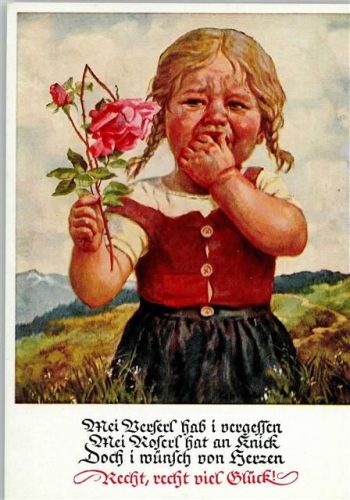 Verlag Lengauer Nr. 3008 - Meine Rose hat einen Knick, Kind weint