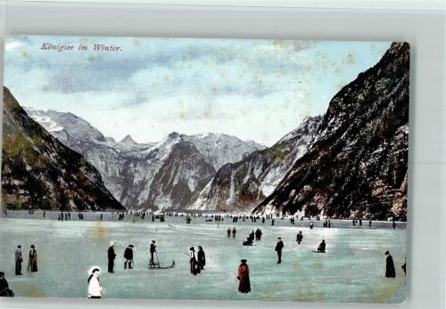 Königssee Königssee im Winter Schlitten