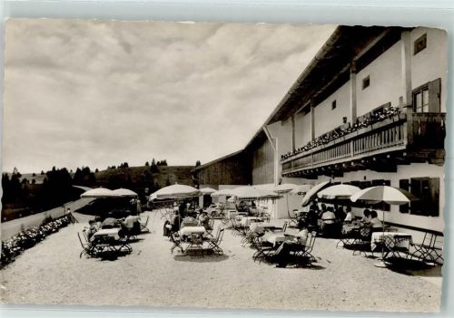 Roßhaupten Gasthaus Pension Schwarzenbach Terrasse