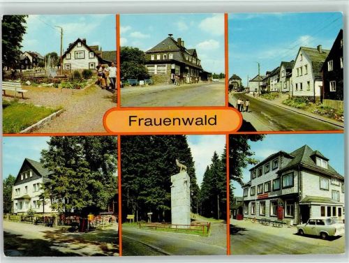 Frauenwald Bahnhofsgaststätte Nordstrasse Monument