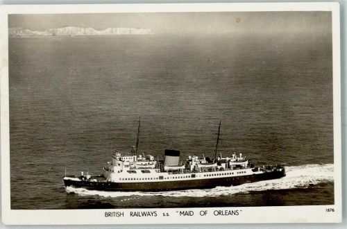 British Railways S.S. Maid of Orleans Fliegeraufnahme Skyfotos