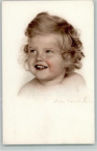 sign Lotte Herrlich - Kinderköpfe Serie 226-4 - Erhaltung I