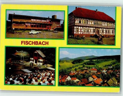 Fischbach Thüringengebäude Fachwerkhaus Bergbühne