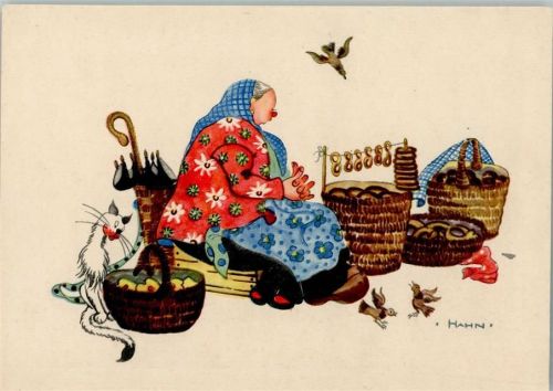 sign Hahn - Marktfrauen - Verlag Hahn Nr. 7 AK