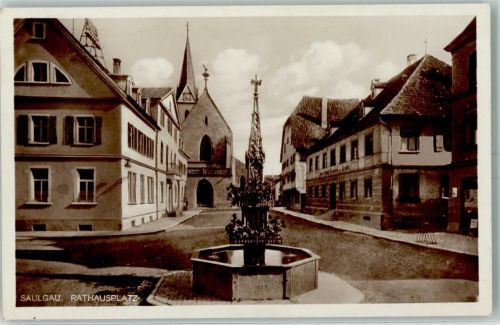 Saulgau Rathausplatz