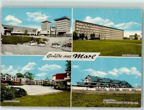 Marl Rathaus Marienhospital Hügelhaus Goetheschule