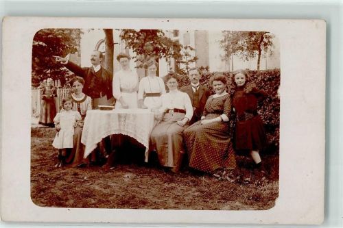 Zingst 1911 Familienphoto Ort handschriftlich