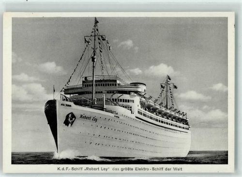 Robert Ley das größte Elektro-Schiff der Welt