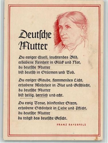 Deutsche Mutter v. Franz Bayerfels