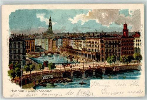 Hamburg 1900 Alster-Kaskaden