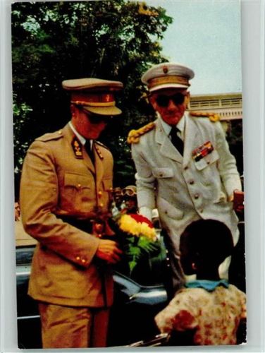 Werbung: Chocolat Cote D`Or - Reis van de Koning in Congo - Zomer 1955, gute Erhaltung AK